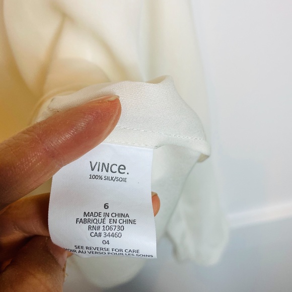 Vince Cream Blouse - Picture 7 of 8